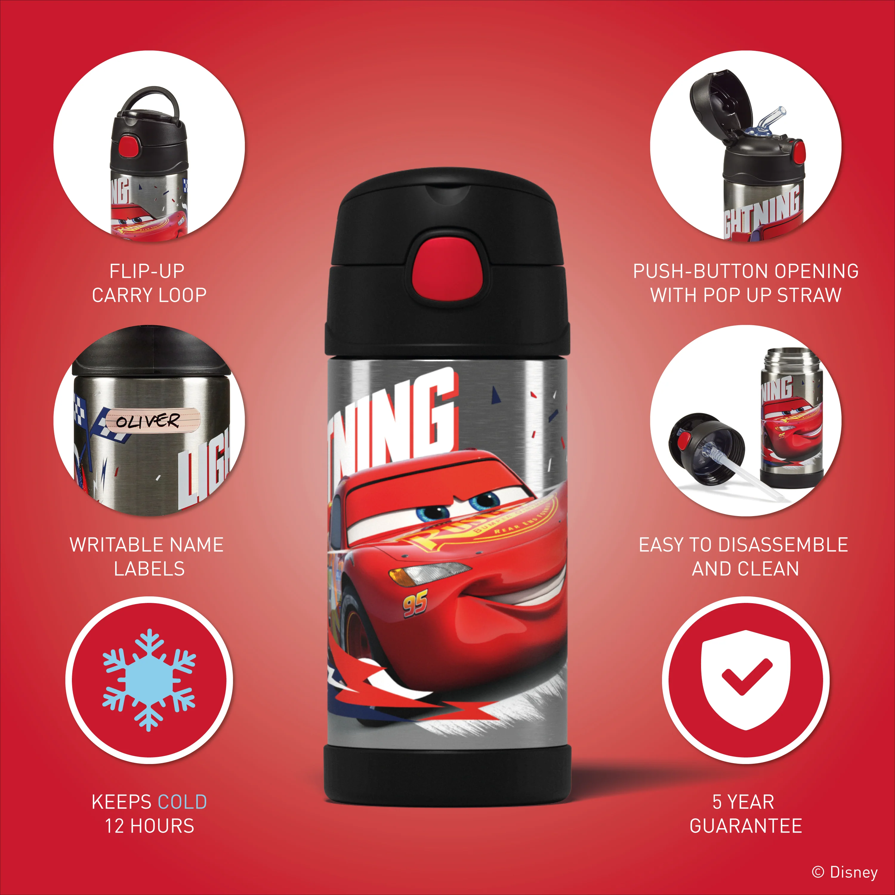 FUNTAINER® BOTTLE - DISNEY & PIXAR CARS - Image 3