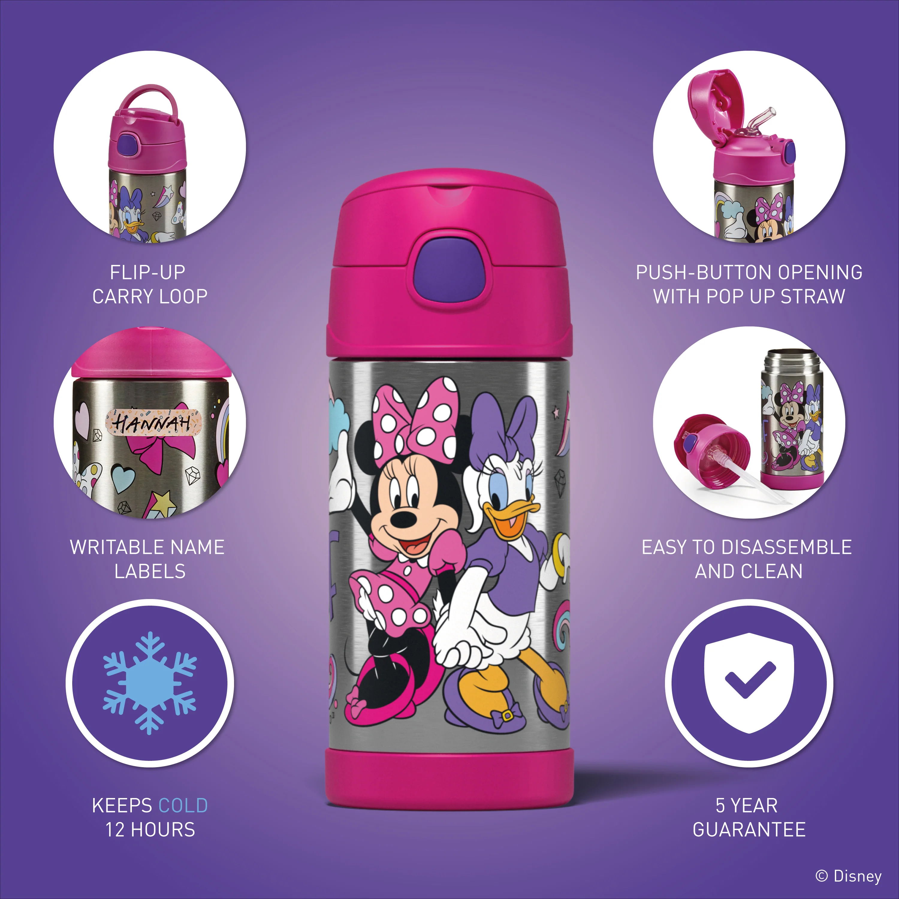 FUNTAINER® BOTTLE - DISNEY MINNIE & DAISY - Image 3