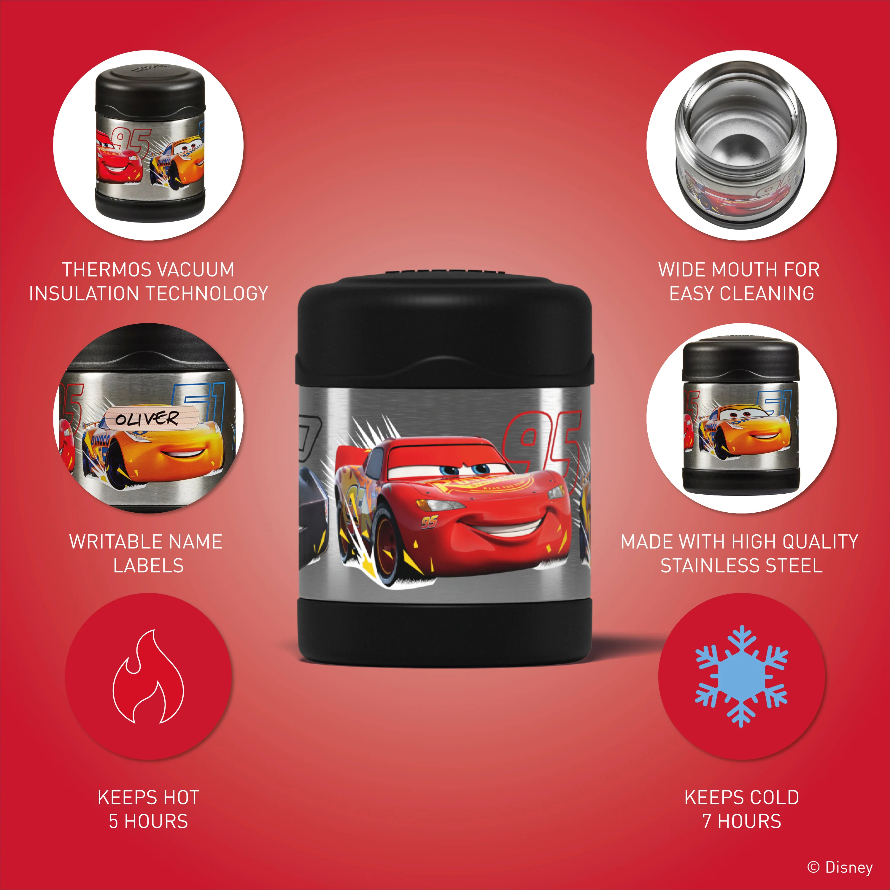 FUNTAINER® FOOD FLASK - DISNEY AND PIXAR CARS - Image 3