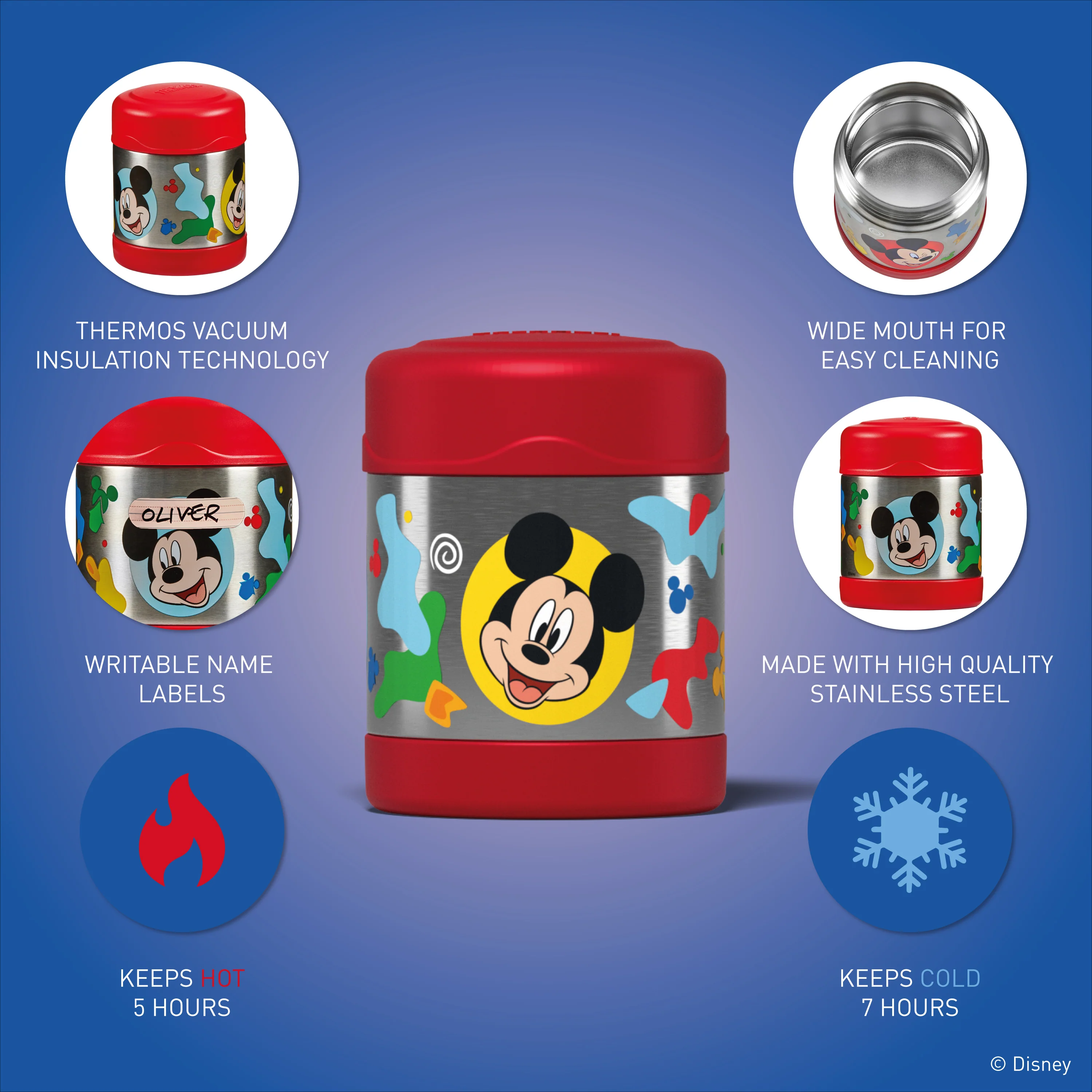 FUNTAINER® FOOD FLASK - DISNEY MICKEY & FRIENDS - Image 3