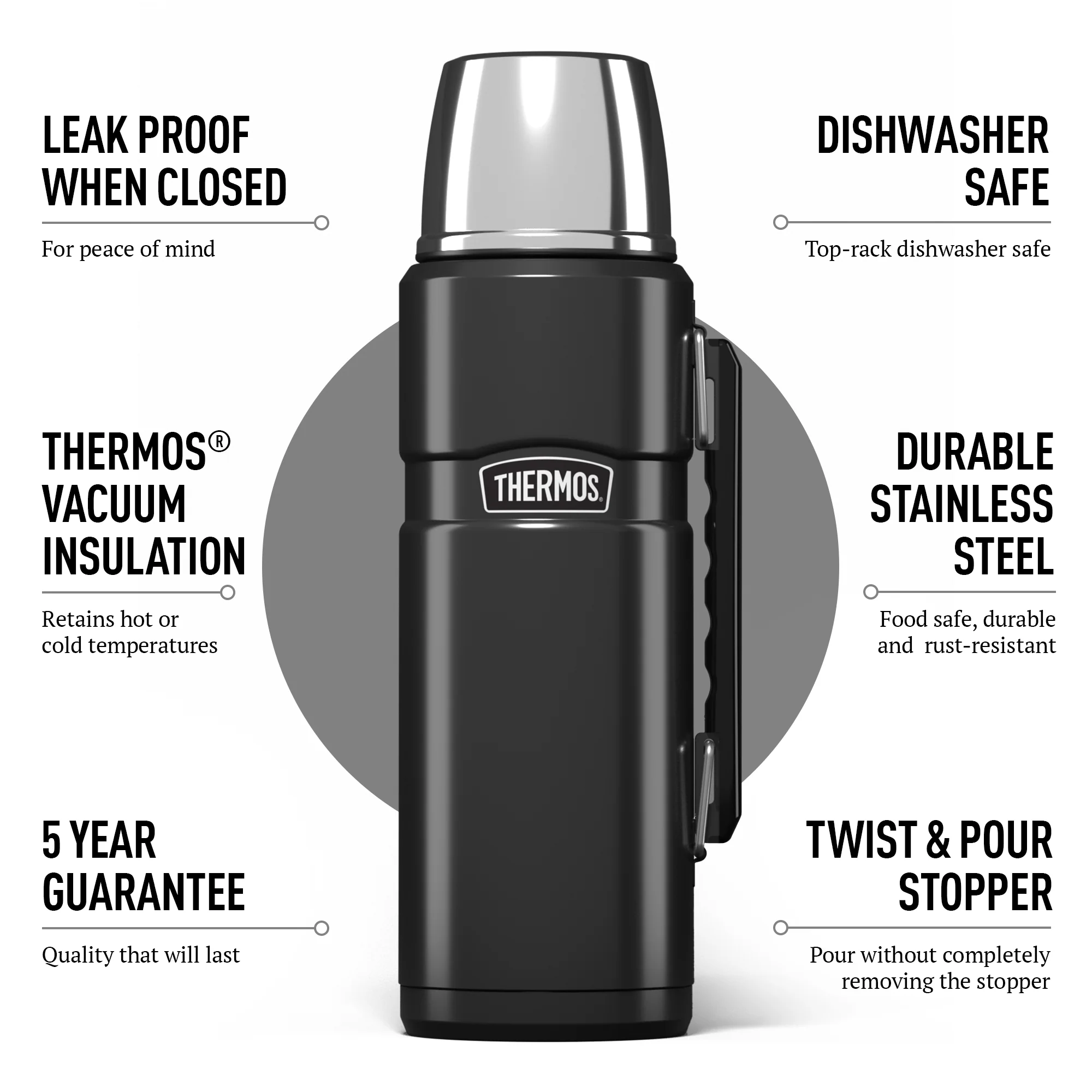 STAINLESS KING FLASK 1.2L - Image 21