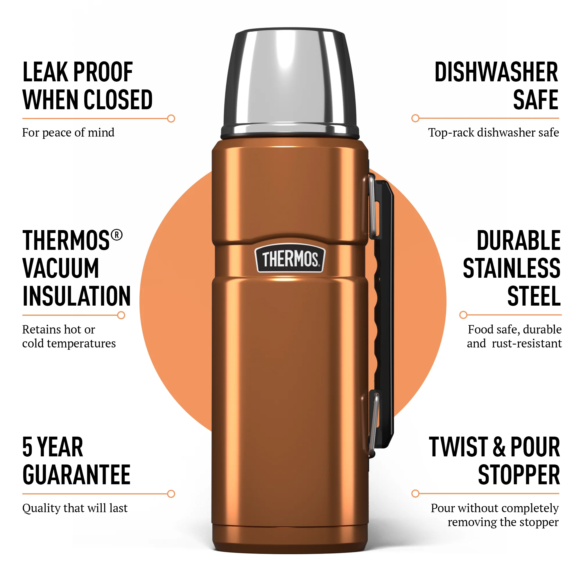 STAINLESS KING FLASK 1.2L - Image 27