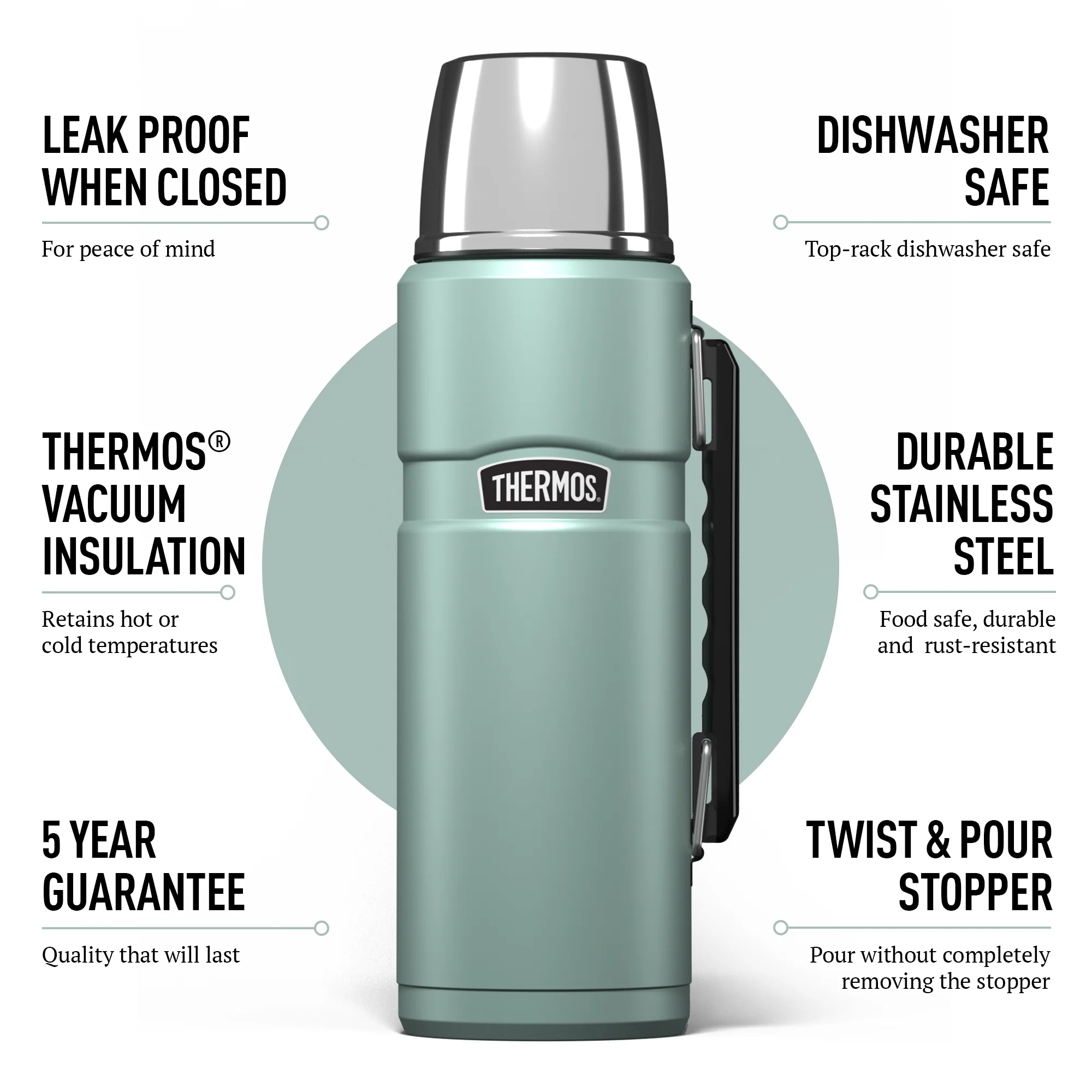 STAINLESS KING FLASK 1.2L - Image 37