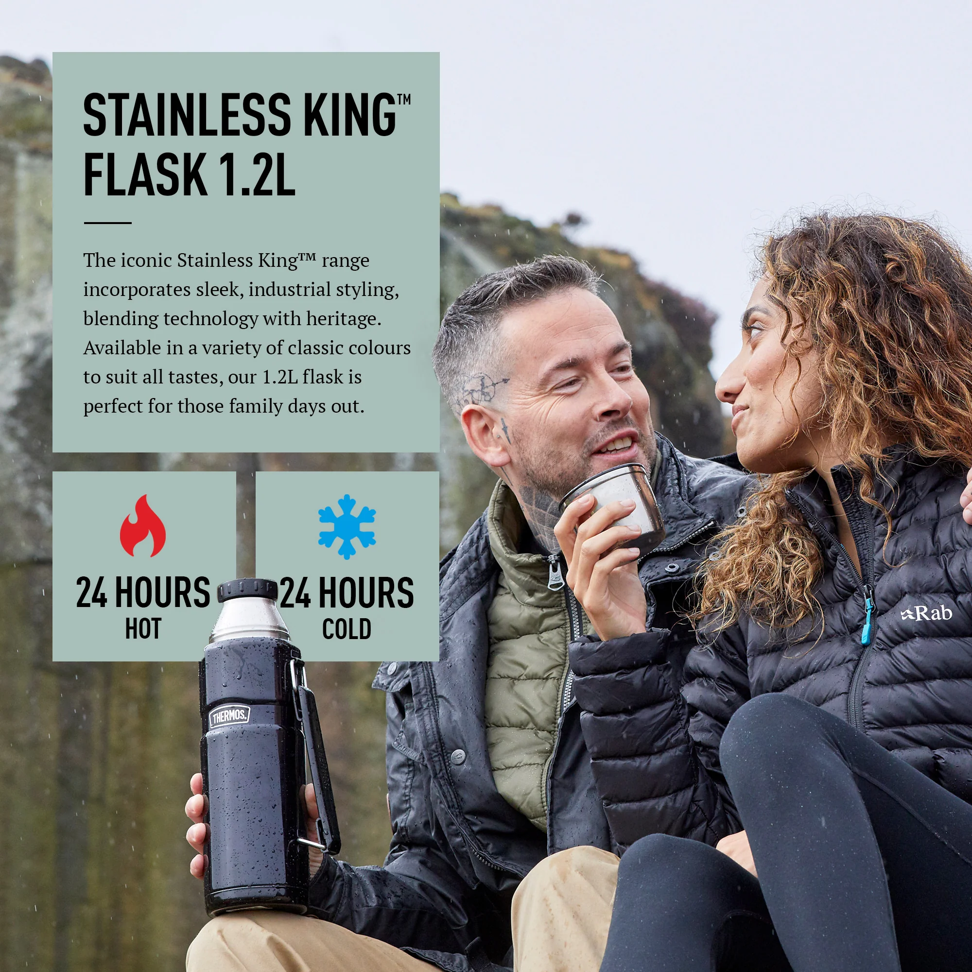 STAINLESS KING FLASK 1.2L - Image 39