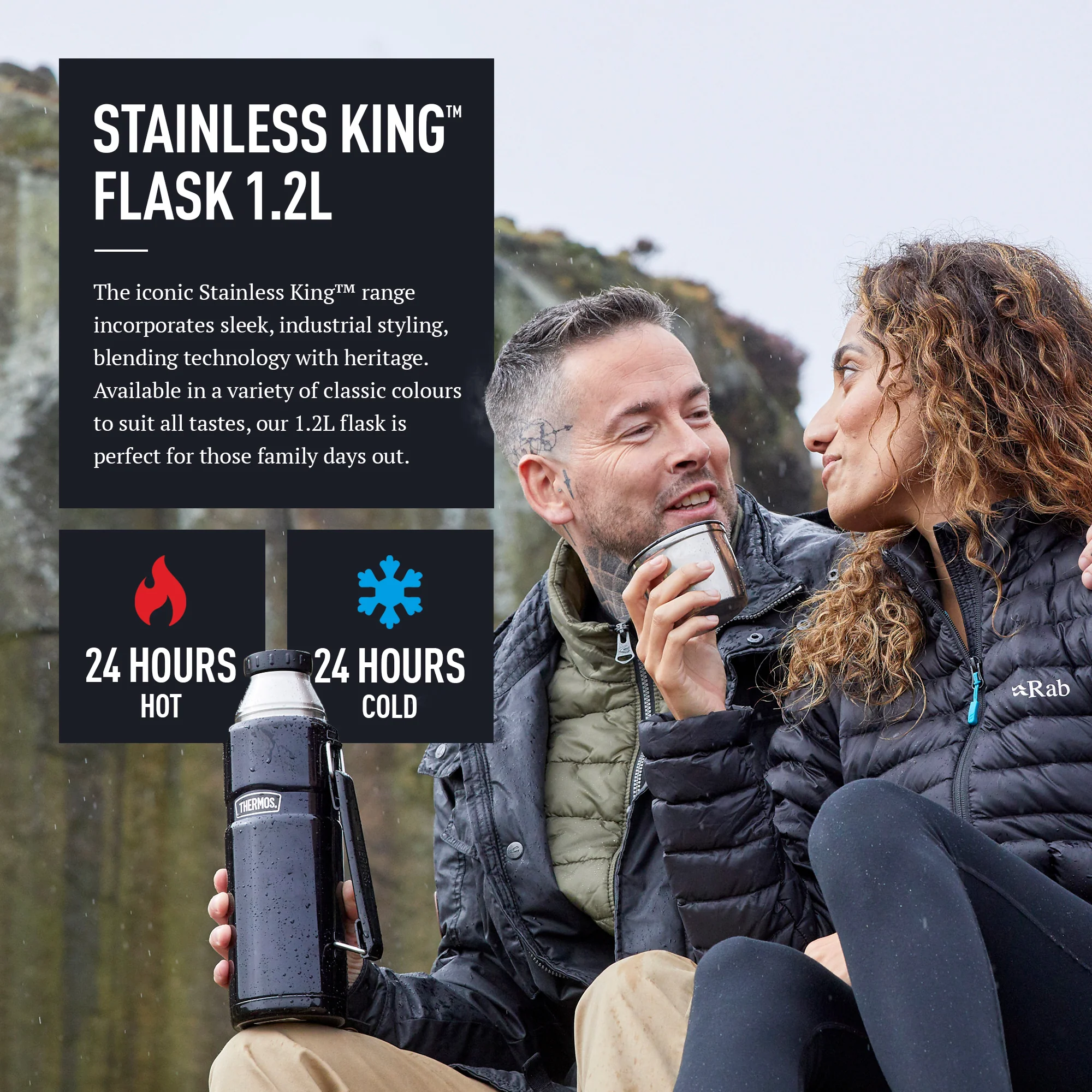 STAINLESS KING FLASK 1.2L - Image 4