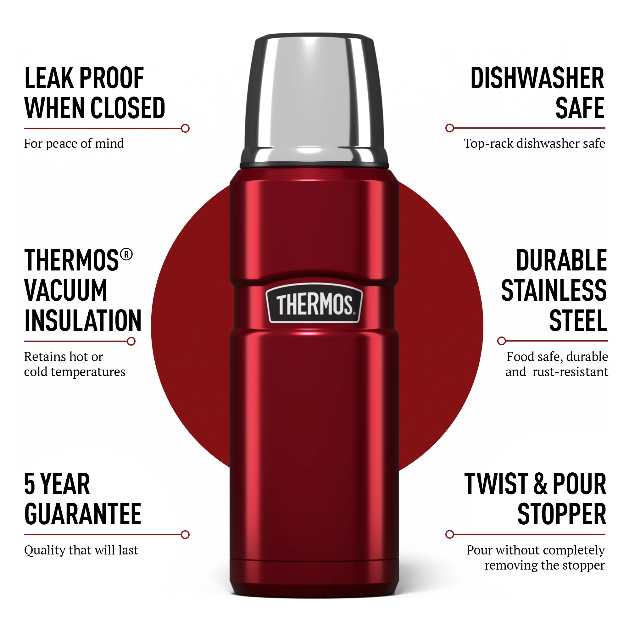 STAINLESS KING FLASK 470ML - Image 9