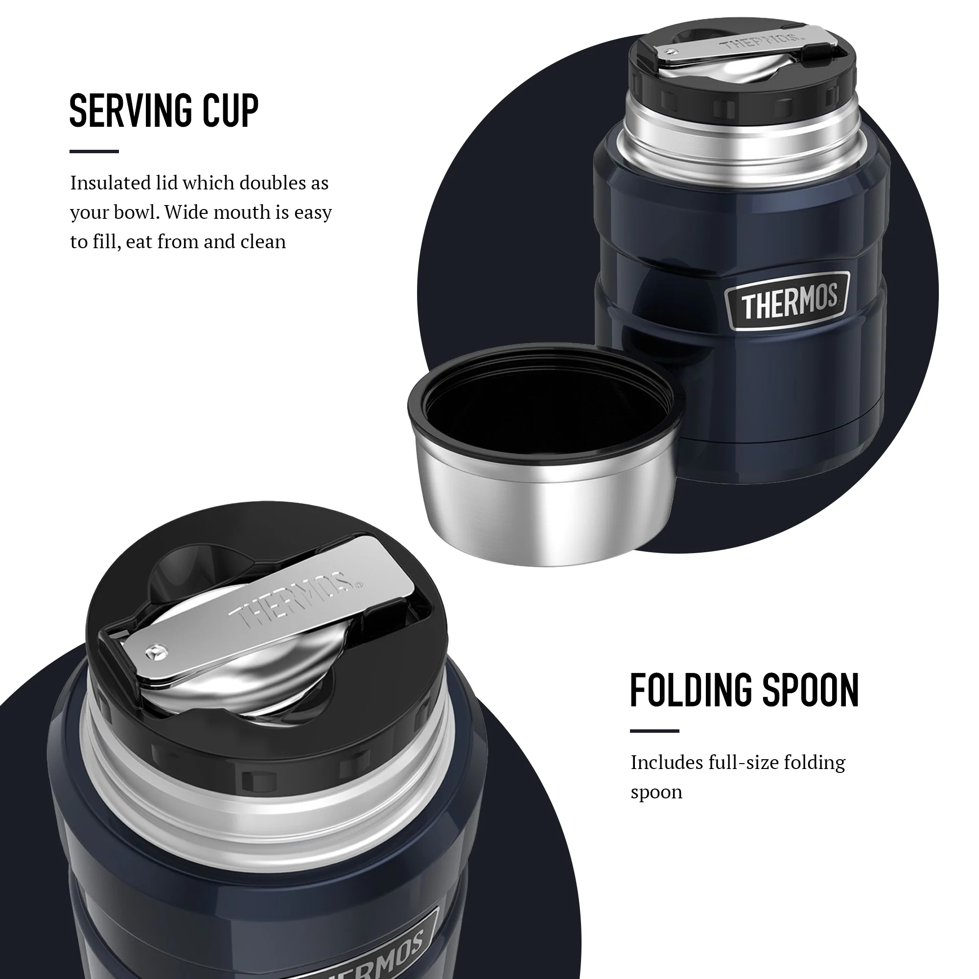 STAINLESS KING FOOD FLASK - Image 17