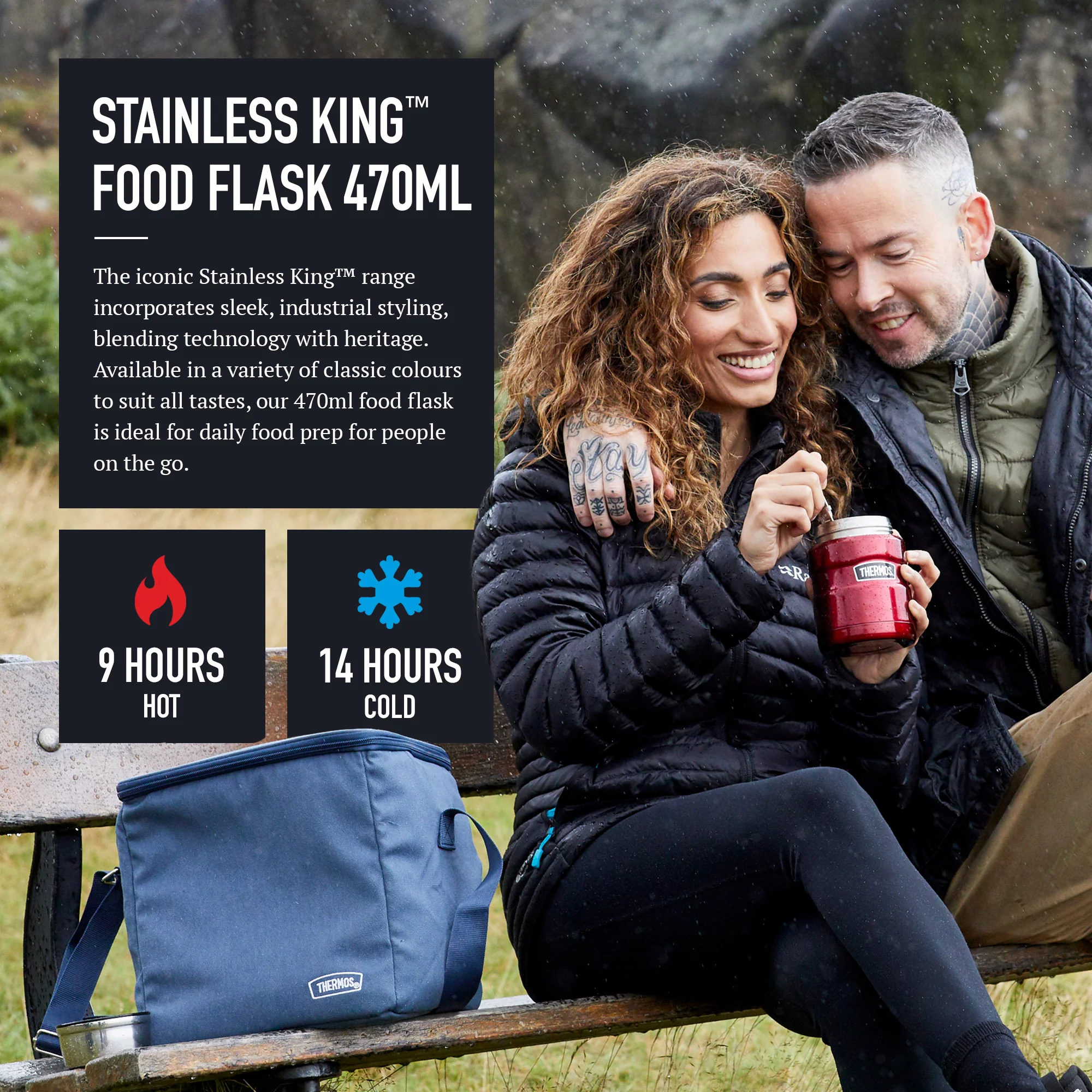 STAINLESS KING FOOD FLASK - Image 18
