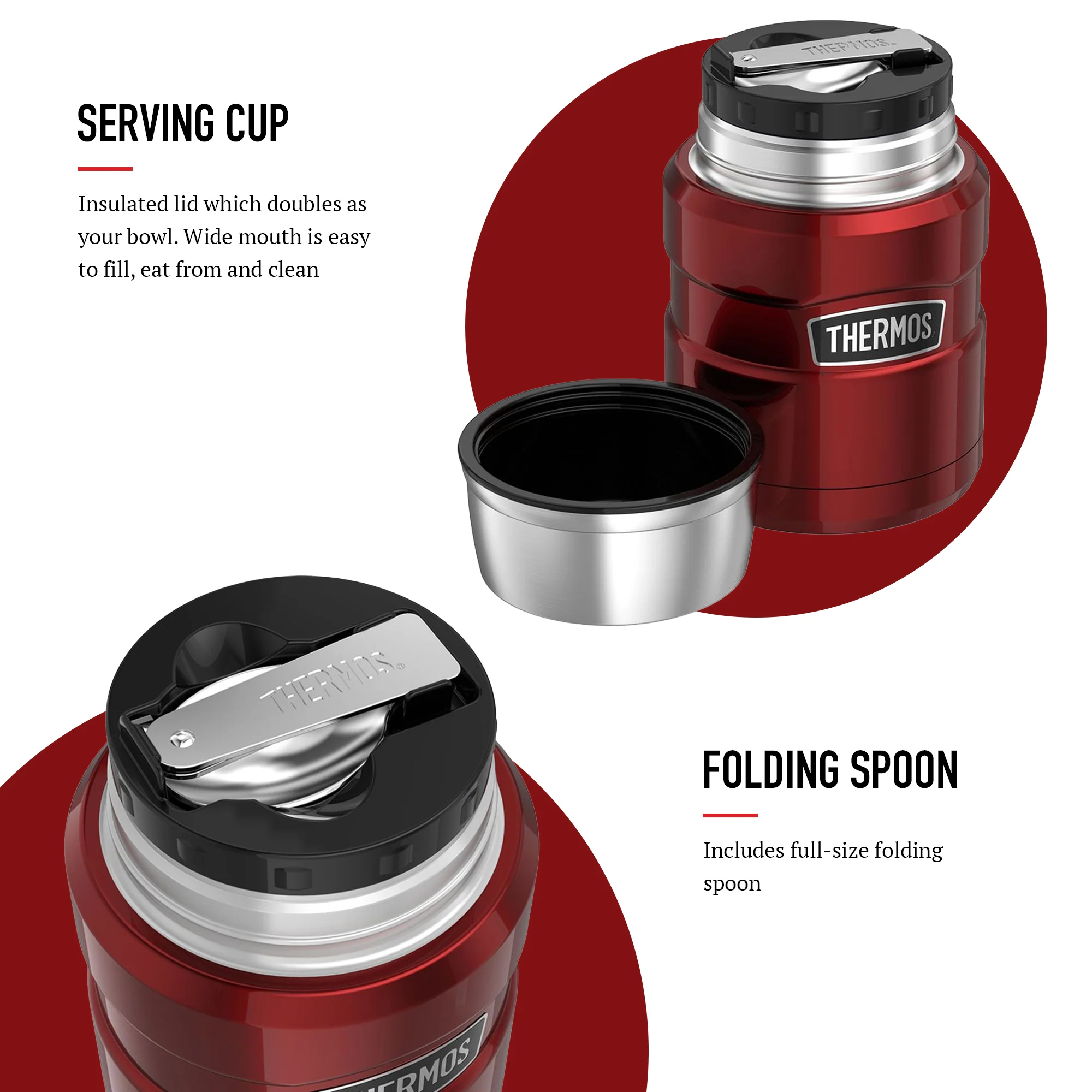 STAINLESS KING FOOD FLASK - Image 28