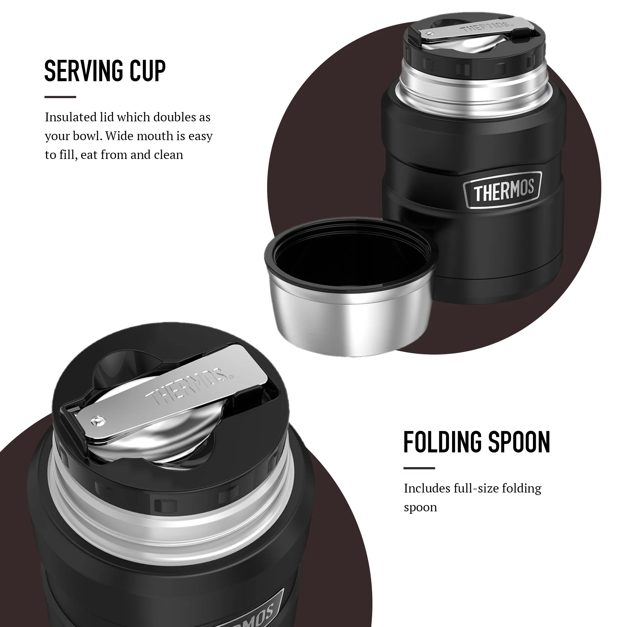 STAINLESS KING FOOD FLASK - Image 3