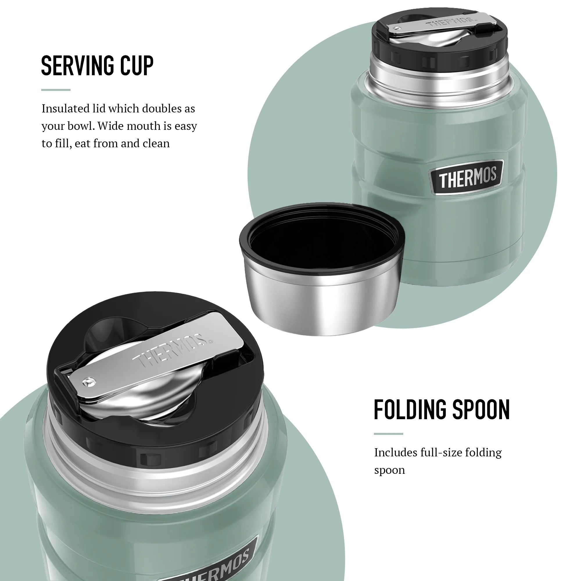 STAINLESS KING FOOD FLASK - Image 30