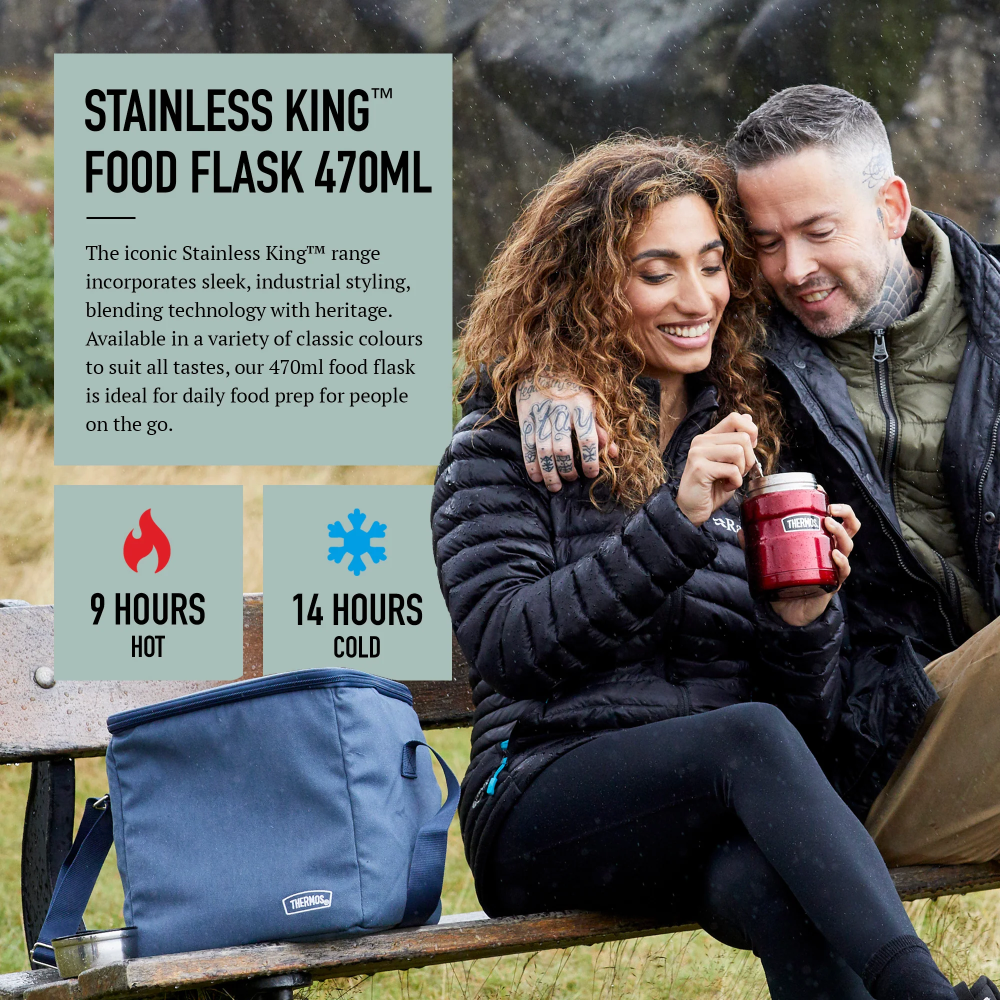 STAINLESS KING FOOD FLASK - Image 31