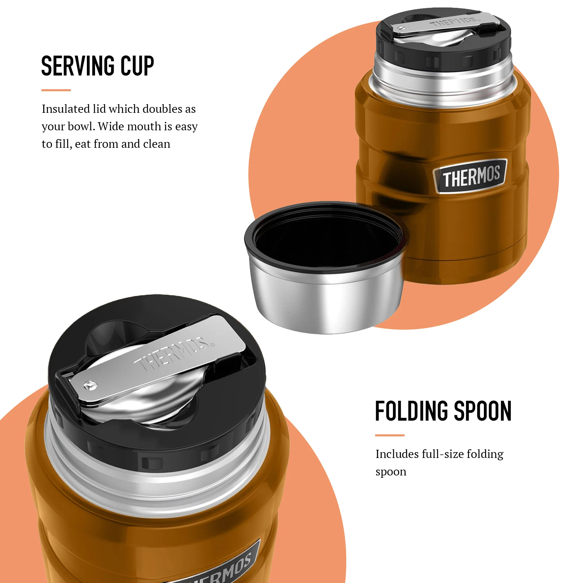 STAINLESS KING FOOD FLASK - Image 38