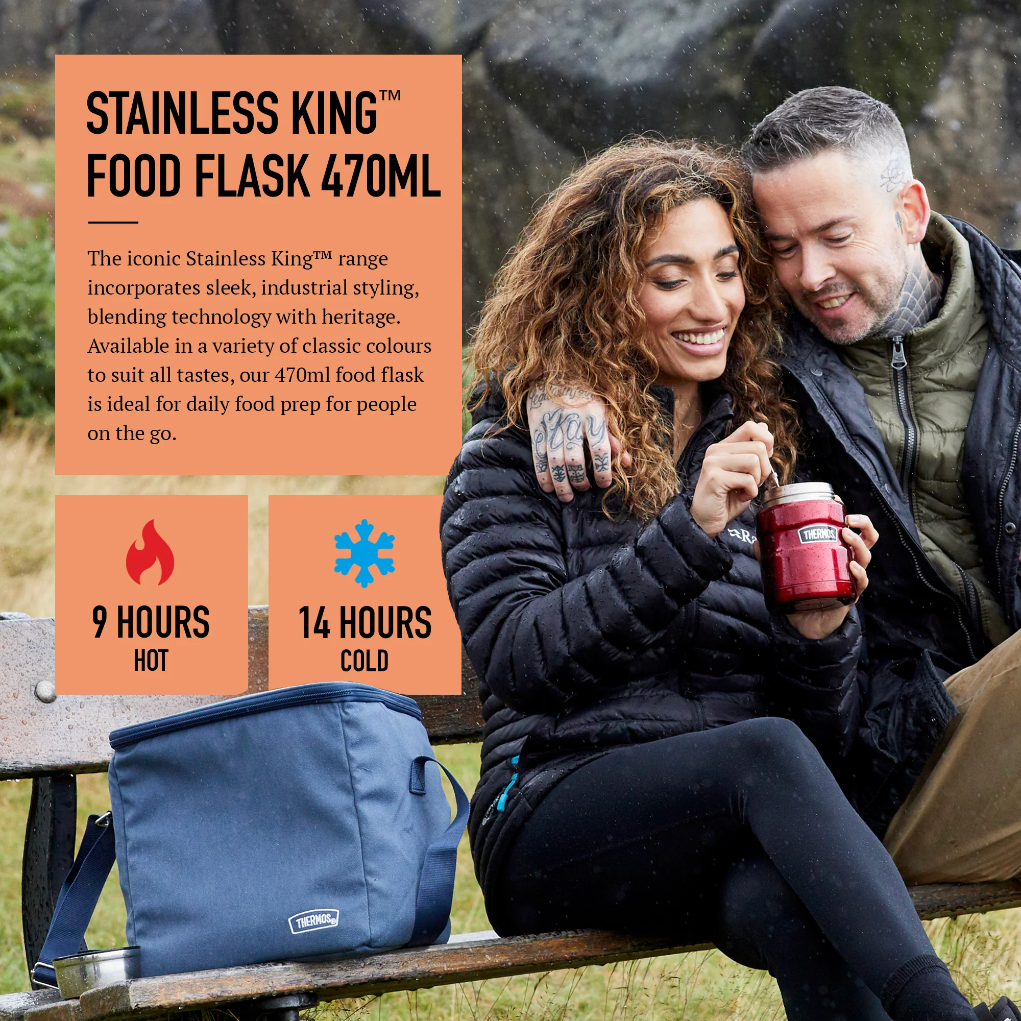 STAINLESS KING FOOD FLASK - Image 39