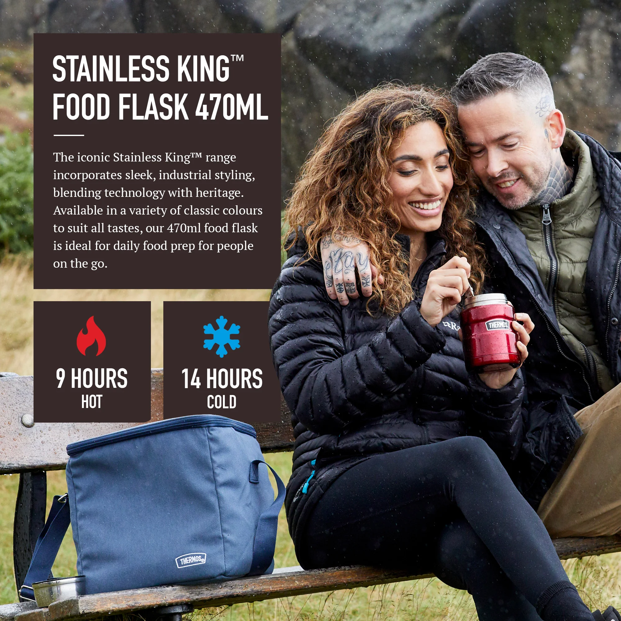 STAINLESS KING FOOD FLASK - Image 4