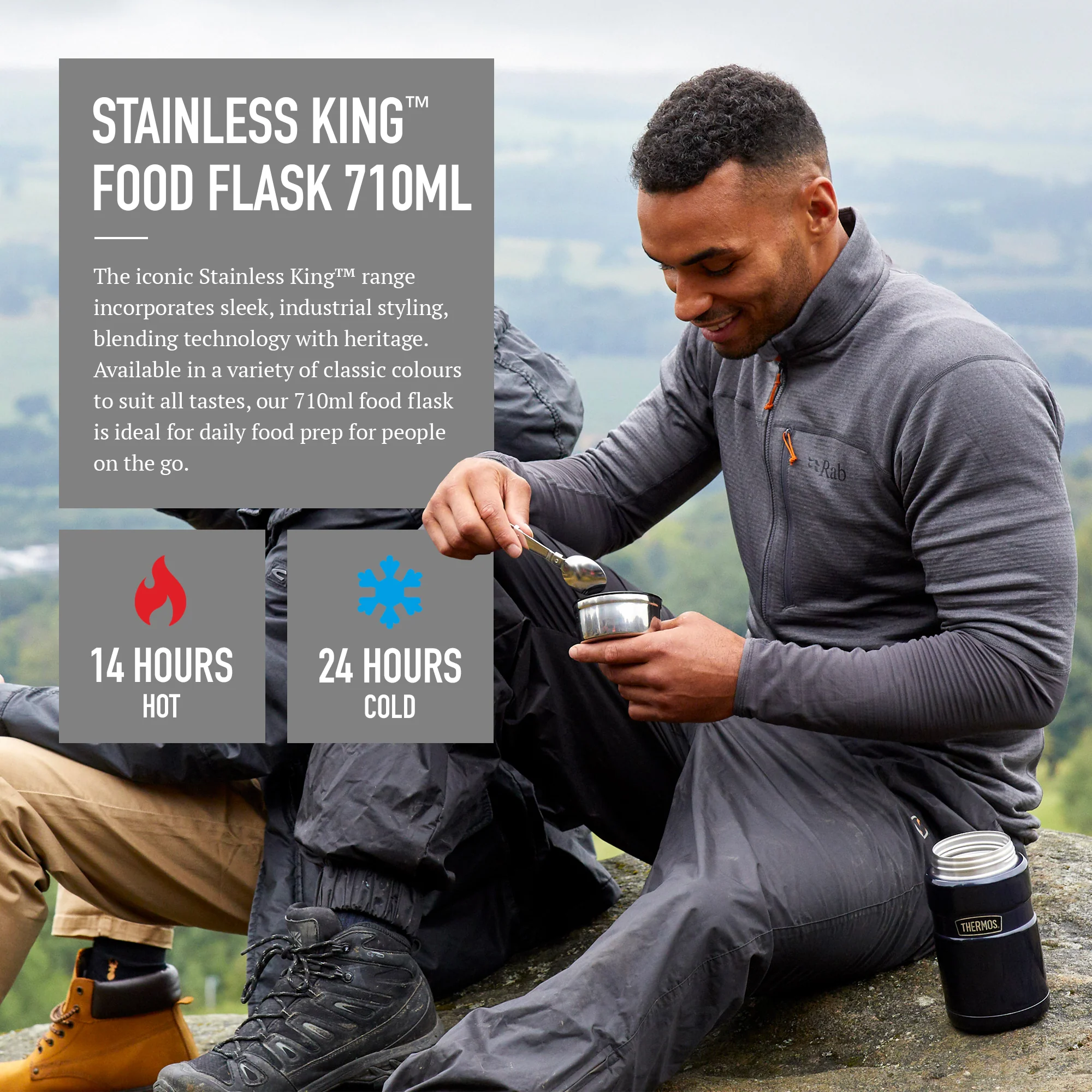 STAINLESS KING FOOD FLASK - Image 67