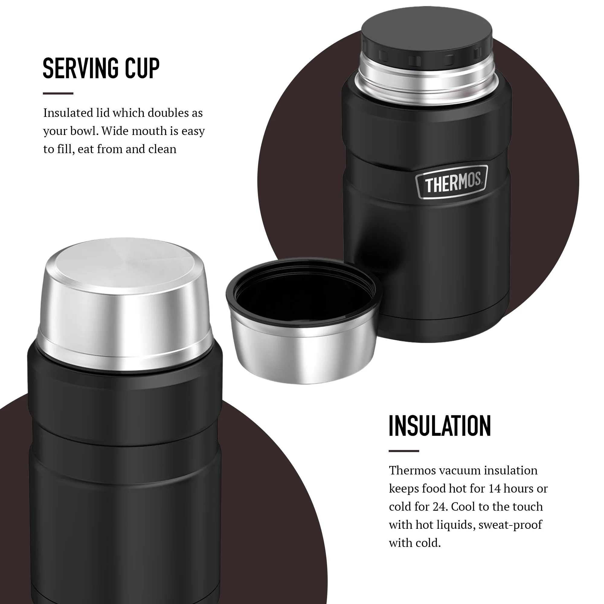 STAINLESS KING FOOD FLASK - Image 73
