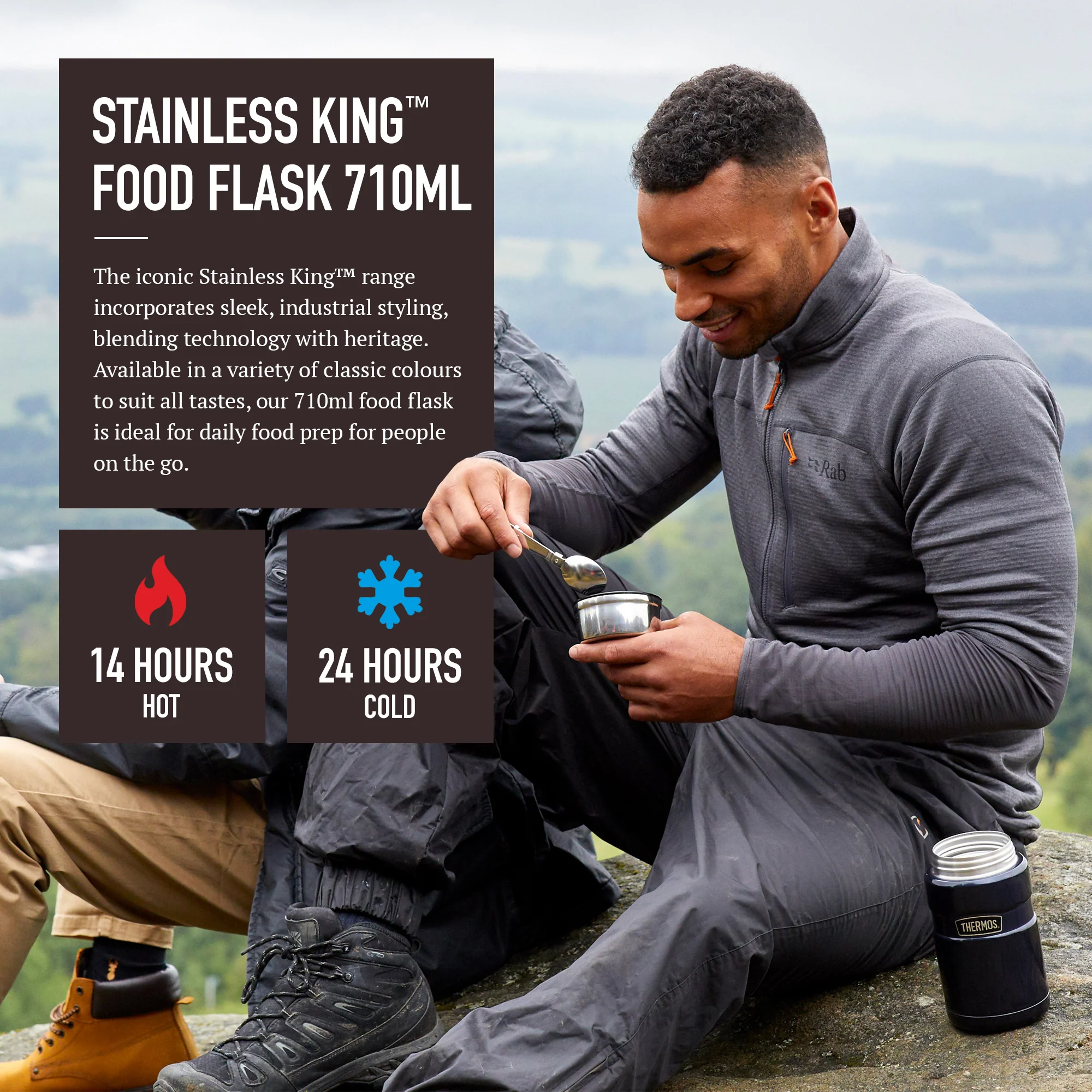 STAINLESS KING FOOD FLASK - Image 74