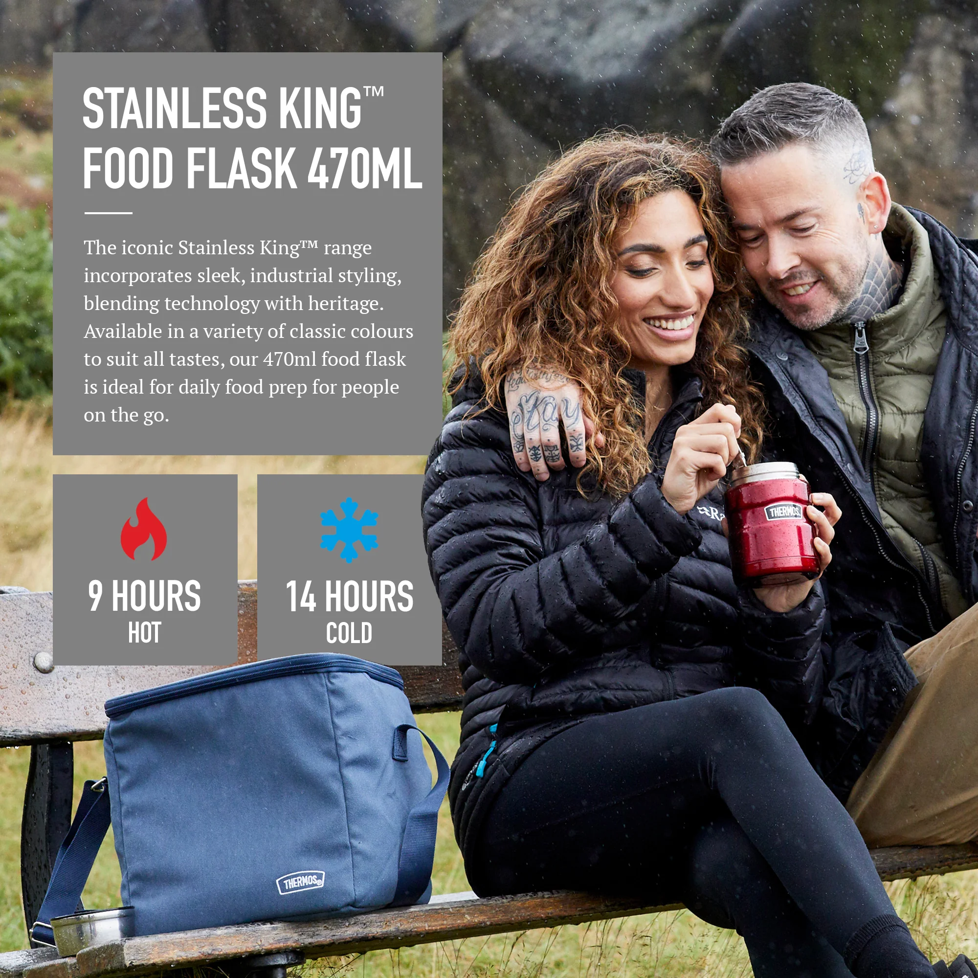 STAINLESS KING FOOD FLASK - Image 8